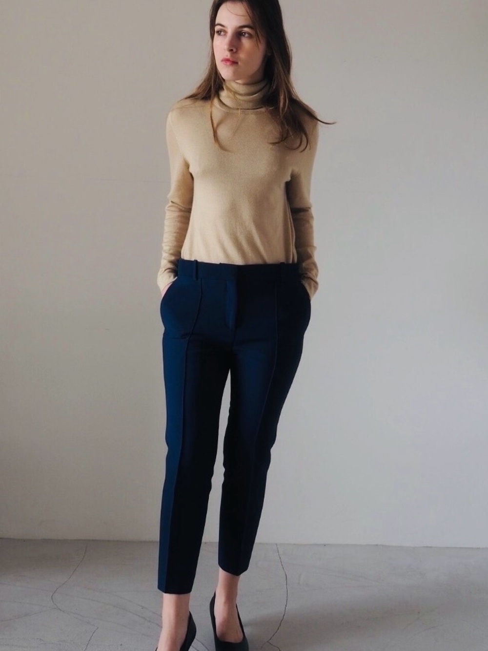 Celine Phoebe Philo Era Pleated Wool Pants